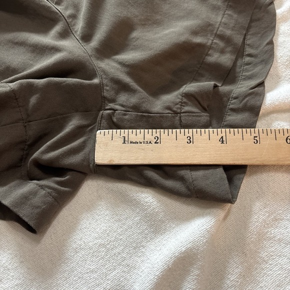 Old Navy Olive Green High Rise Plays Shorts Pockets Elastic Waist SzXL Viscose - Picture 6 of 8